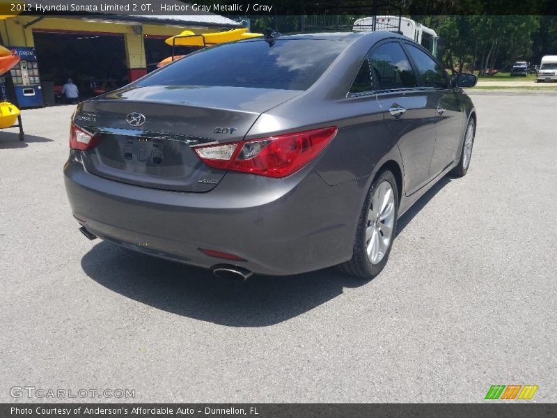 Harbor Gray Metallic / Gray 2012 Hyundai Sonata Limited 2.0T