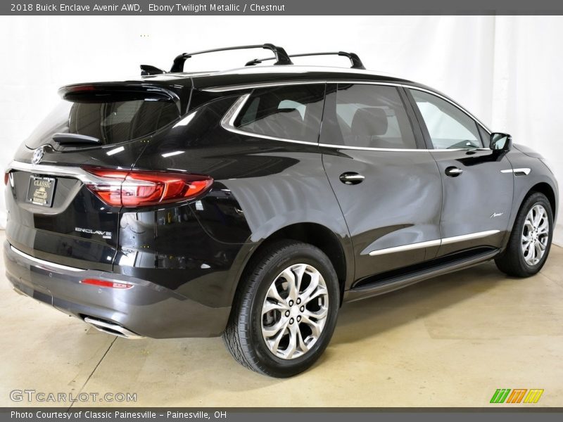 Ebony Twilight Metallic / Chestnut 2018 Buick Enclave Avenir AWD