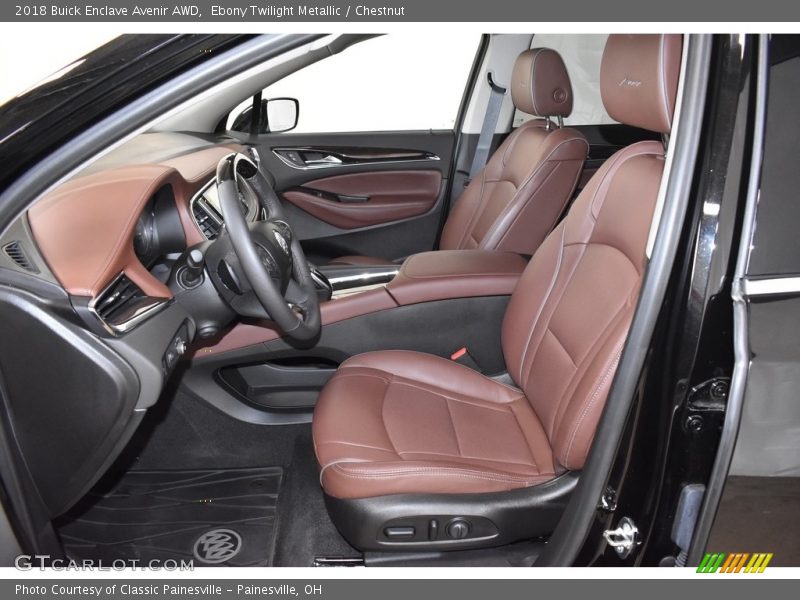 Ebony Twilight Metallic / Chestnut 2018 Buick Enclave Avenir AWD