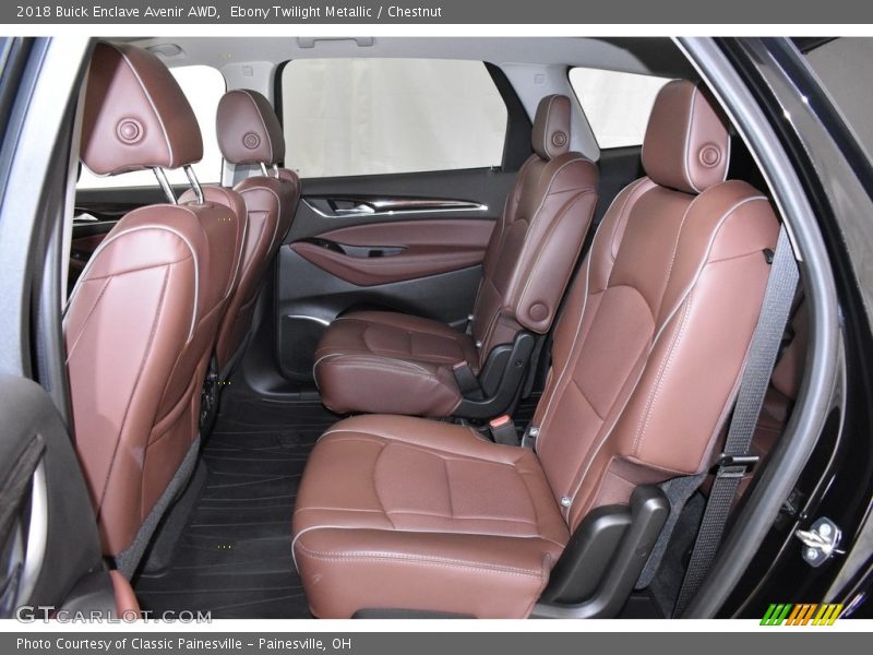 Ebony Twilight Metallic / Chestnut 2018 Buick Enclave Avenir AWD