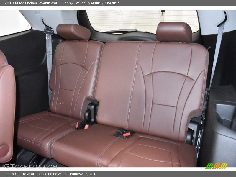 Ebony Twilight Metallic / Chestnut 2018 Buick Enclave Avenir AWD