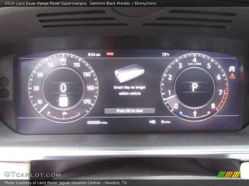 Santorini Black Metallic / Ebony/Ivory 2019 Land Rover Range Rover Supercharged