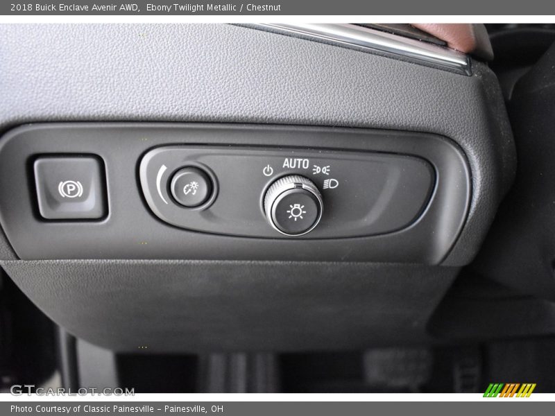 Ebony Twilight Metallic / Chestnut 2018 Buick Enclave Avenir AWD