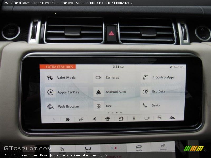 Santorini Black Metallic / Ebony/Ivory 2019 Land Rover Range Rover Supercharged