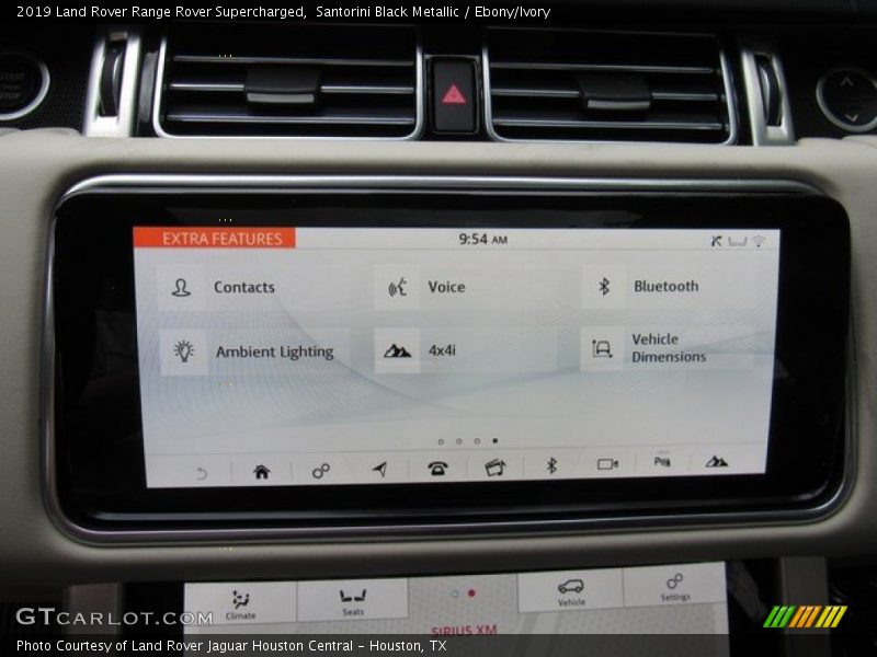 Santorini Black Metallic / Ebony/Ivory 2019 Land Rover Range Rover Supercharged