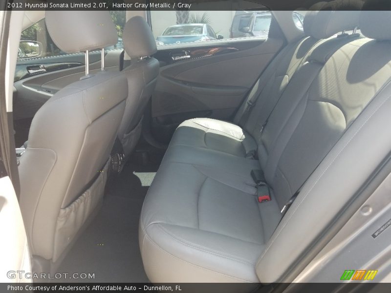 Harbor Gray Metallic / Gray 2012 Hyundai Sonata Limited 2.0T