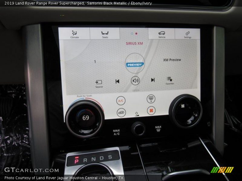 Santorini Black Metallic / Ebony/Ivory 2019 Land Rover Range Rover Supercharged