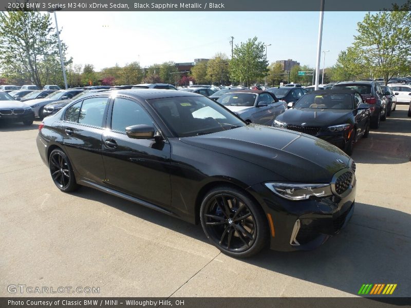 Black Sapphire Metallic / Black 2020 BMW 3 Series M340i xDrive Sedan