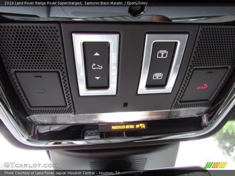 Santorini Black Metallic / Ebony/Ivory 2019 Land Rover Range Rover Supercharged