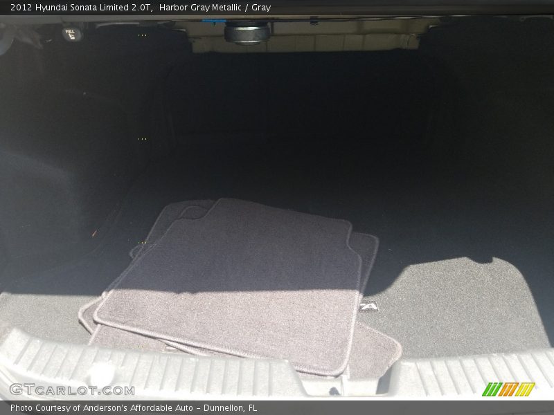 Harbor Gray Metallic / Gray 2012 Hyundai Sonata Limited 2.0T
