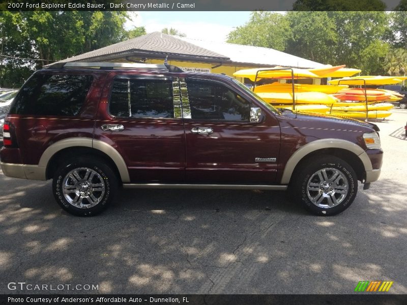Dark Cherry Metallic / Camel 2007 Ford Explorer Eddie Bauer
