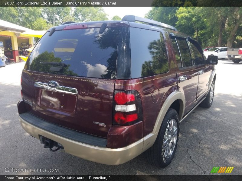 Dark Cherry Metallic / Camel 2007 Ford Explorer Eddie Bauer
