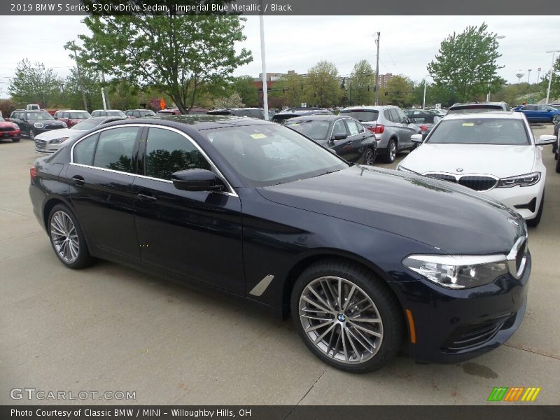 Imperial Blue Metallic / Black 2019 BMW 5 Series 530i xDrive Sedan