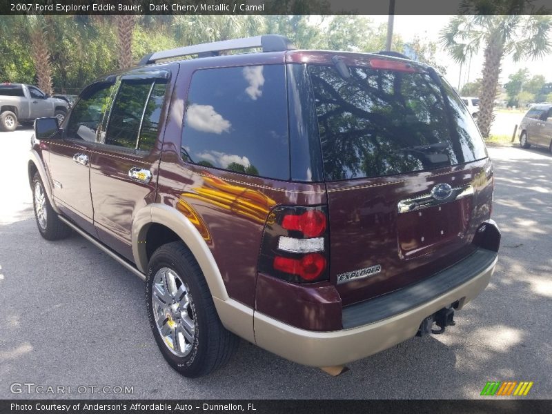 Dark Cherry Metallic / Camel 2007 Ford Explorer Eddie Bauer