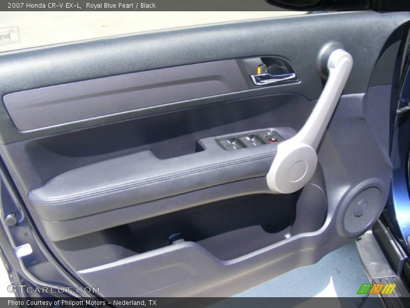 Royal Blue Pearl / Black 2007 Honda CR-V EX-L