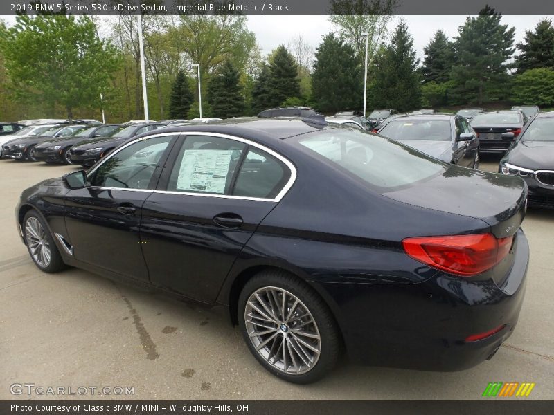 Imperial Blue Metallic / Black 2019 BMW 5 Series 530i xDrive Sedan