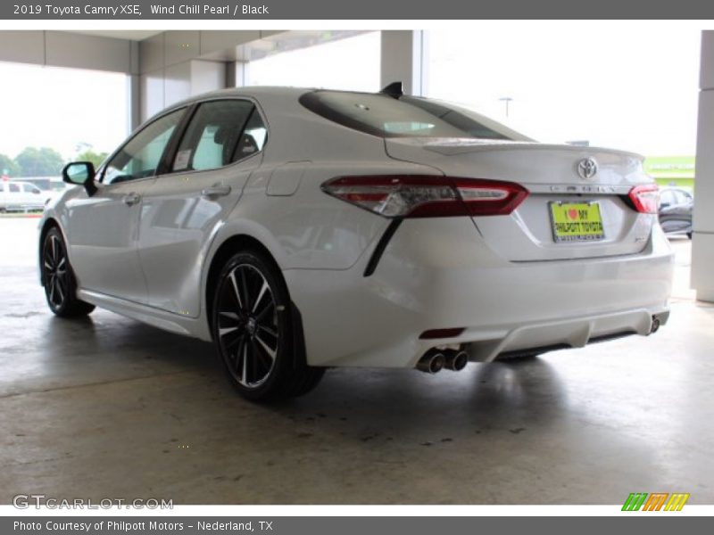 Wind Chill Pearl / Black 2019 Toyota Camry XSE