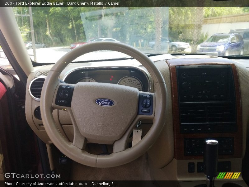 Dark Cherry Metallic / Camel 2007 Ford Explorer Eddie Bauer
