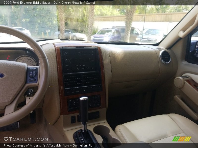 Dark Cherry Metallic / Camel 2007 Ford Explorer Eddie Bauer