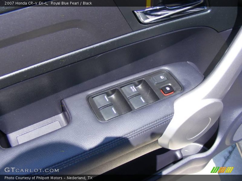 Royal Blue Pearl / Black 2007 Honda CR-V EX-L