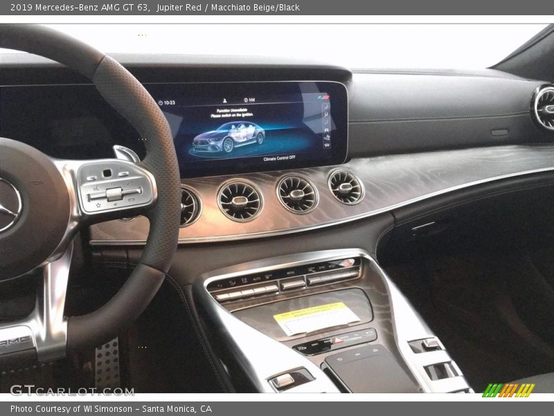 Dashboard of 2019 AMG GT 63