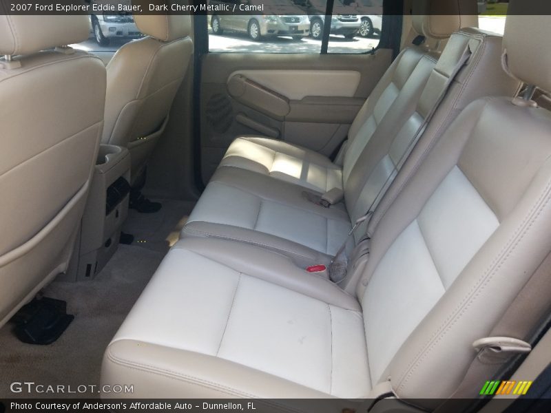 Dark Cherry Metallic / Camel 2007 Ford Explorer Eddie Bauer