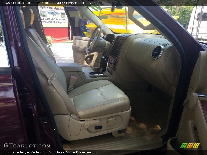 Dark Cherry Metallic / Camel 2007 Ford Explorer Eddie Bauer