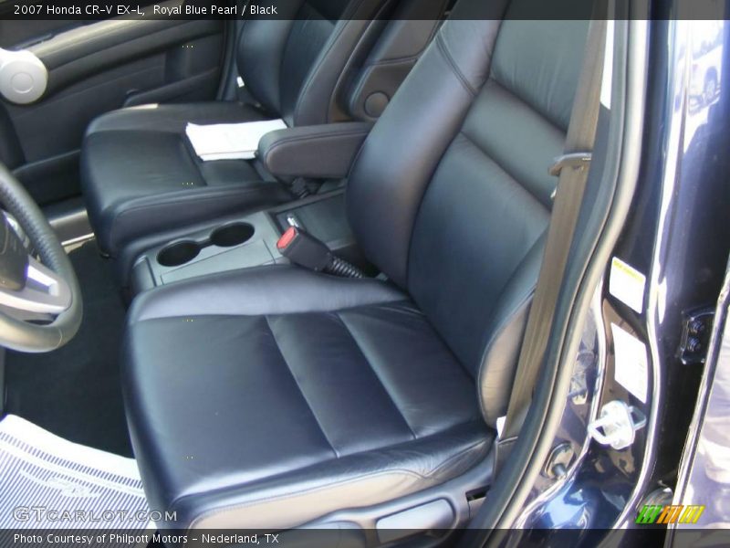 Royal Blue Pearl / Black 2007 Honda CR-V EX-L