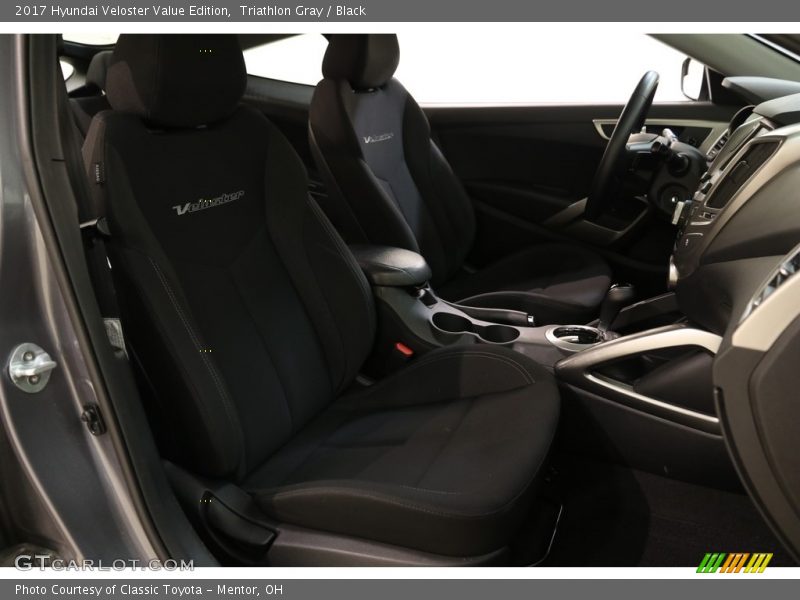 Triathlon Gray / Black 2017 Hyundai Veloster Value Edition