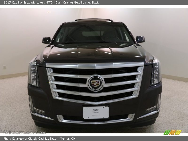 Dark Granite Metallic / Jet Black 2015 Cadillac Escalade Luxury 4WD