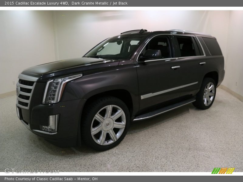 Dark Granite Metallic / Jet Black 2015 Cadillac Escalade Luxury 4WD