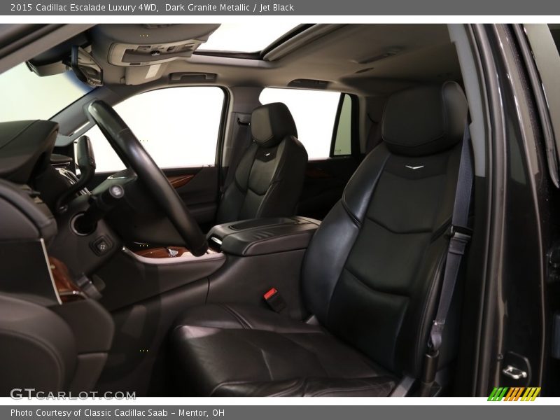 Dark Granite Metallic / Jet Black 2015 Cadillac Escalade Luxury 4WD