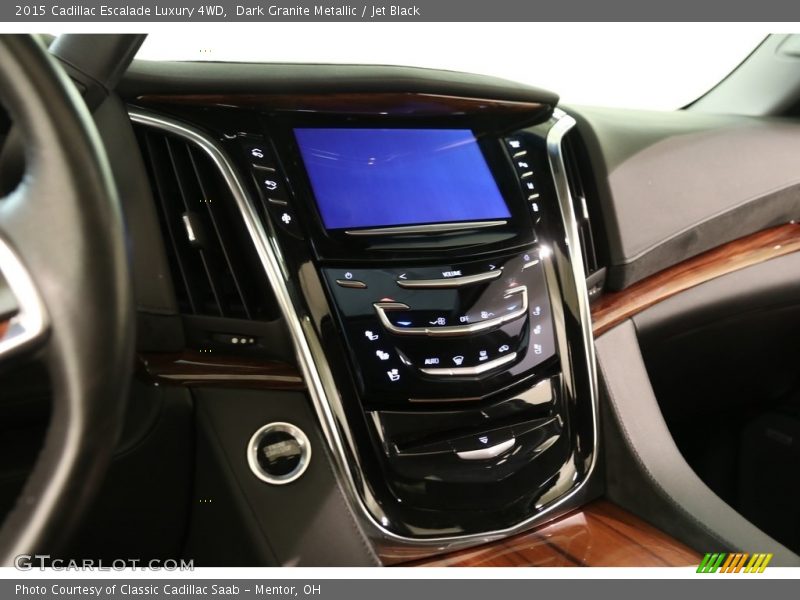 Dark Granite Metallic / Jet Black 2015 Cadillac Escalade Luxury 4WD