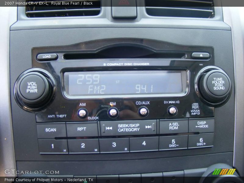 Royal Blue Pearl / Black 2007 Honda CR-V EX-L