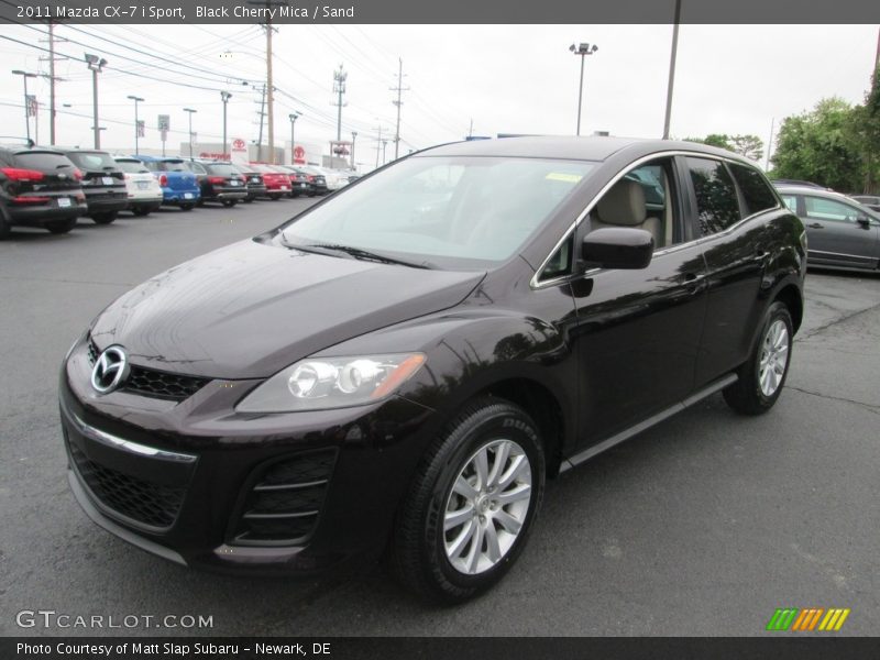 Black Cherry Mica / Sand 2011 Mazda CX-7 i Sport
