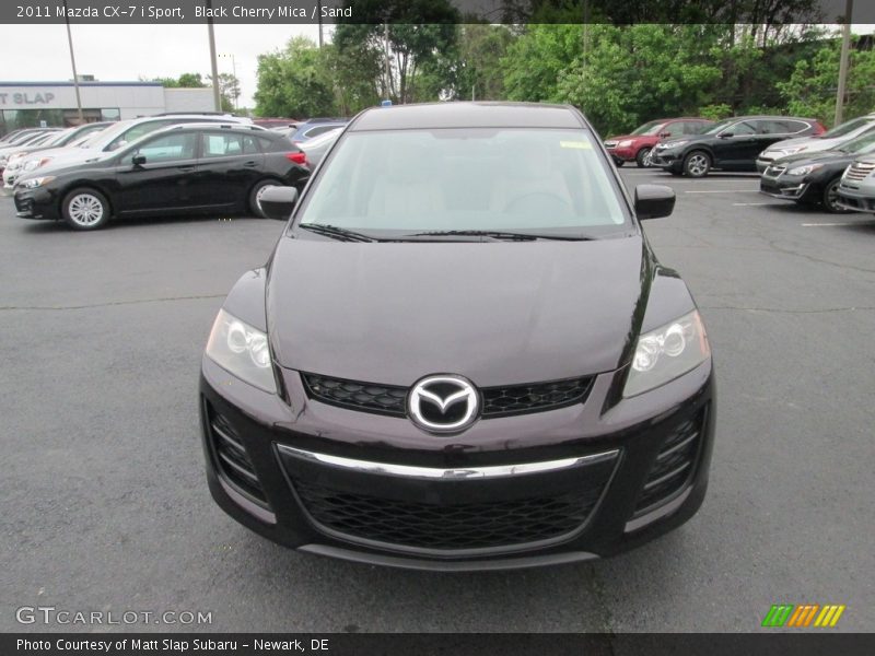 Black Cherry Mica / Sand 2011 Mazda CX-7 i Sport