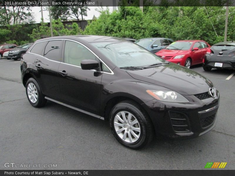 Black Cherry Mica / Sand 2011 Mazda CX-7 i Sport