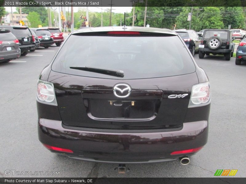 Black Cherry Mica / Sand 2011 Mazda CX-7 i Sport