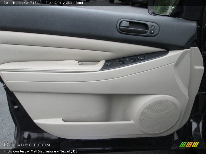 Black Cherry Mica / Sand 2011 Mazda CX-7 i Sport