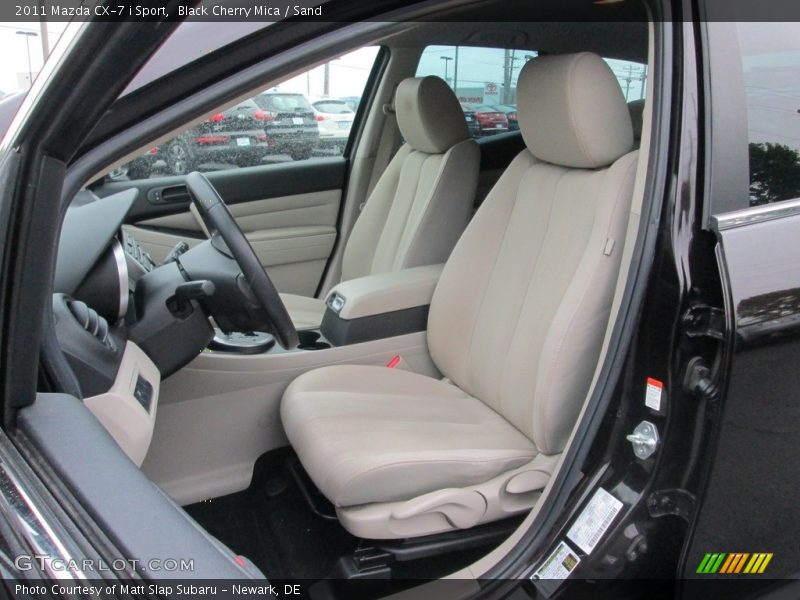 Black Cherry Mica / Sand 2011 Mazda CX-7 i Sport