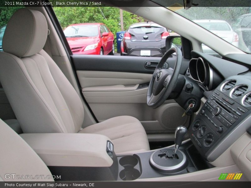 Black Cherry Mica / Sand 2011 Mazda CX-7 i Sport