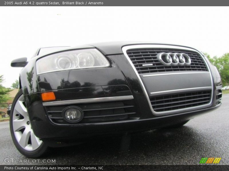 Brilliant Black / Amaretto 2005 Audi A6 4.2 quattro Sedan
