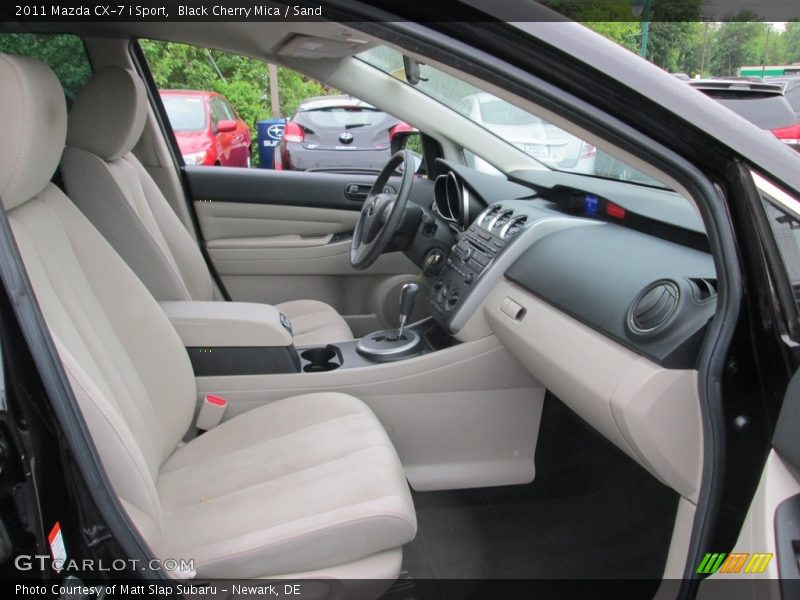 Black Cherry Mica / Sand 2011 Mazda CX-7 i Sport