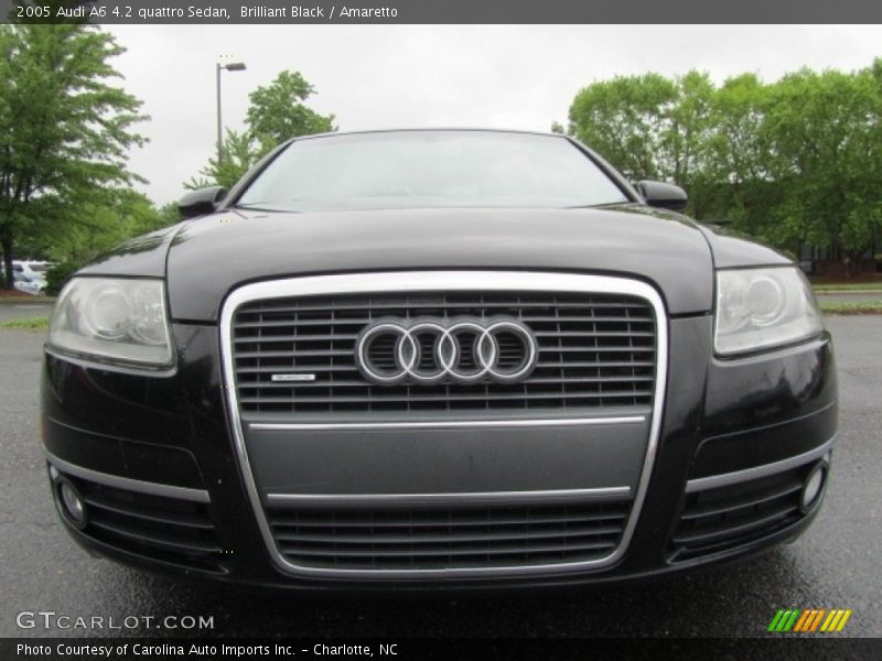 Brilliant Black / Amaretto 2005 Audi A6 4.2 quattro Sedan