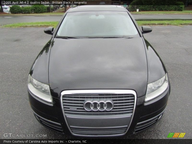 Brilliant Black / Amaretto 2005 Audi A6 4.2 quattro Sedan