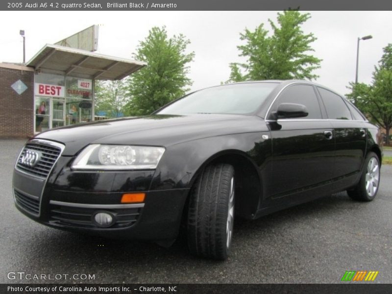 Brilliant Black / Amaretto 2005 Audi A6 4.2 quattro Sedan