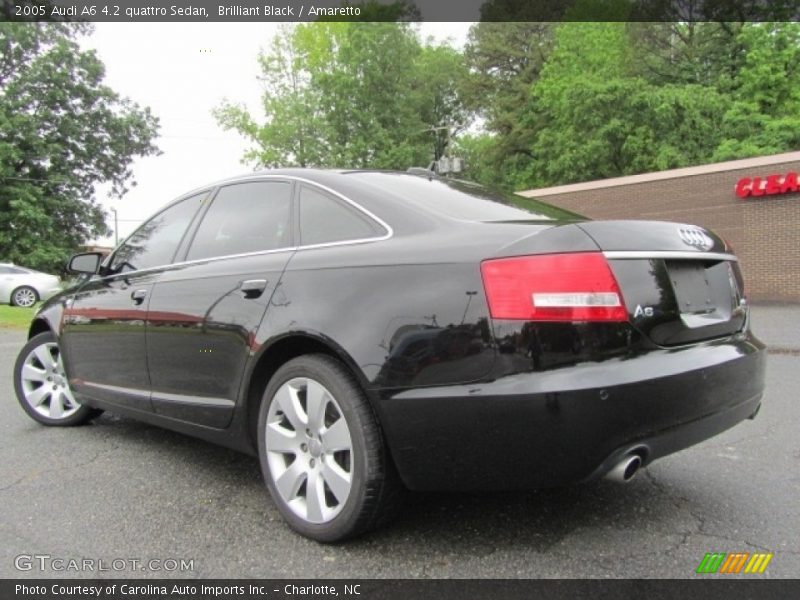 Brilliant Black / Amaretto 2005 Audi A6 4.2 quattro Sedan
