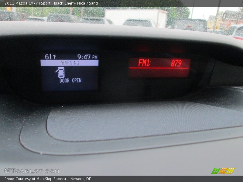 Black Cherry Mica / Sand 2011 Mazda CX-7 i Sport