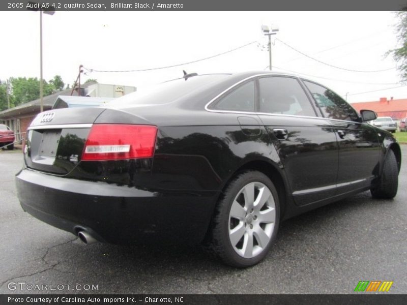 Brilliant Black / Amaretto 2005 Audi A6 4.2 quattro Sedan