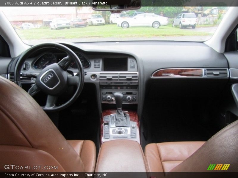 Brilliant Black / Amaretto 2005 Audi A6 4.2 quattro Sedan